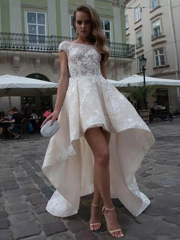 short lace wedding dresses